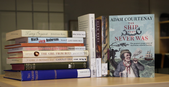 A selection of published books about Australian pirate history.