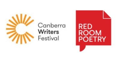 Logos for the Canberra Writers Festival and Red Room Poetry