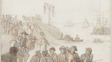 Convicts embarking for Botany Bay