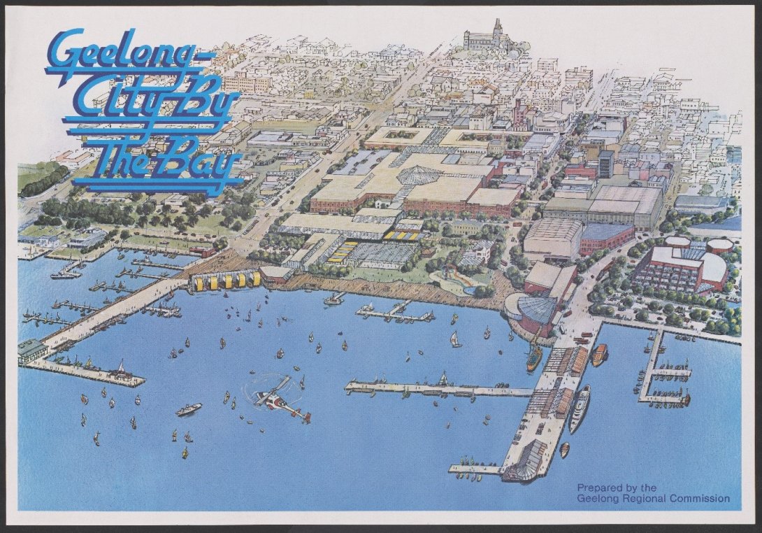 Poster showing the City of Geelong